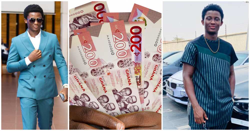 Former University of Ghana student, no millionaire reveals spent Ghc10,000 in a month on books