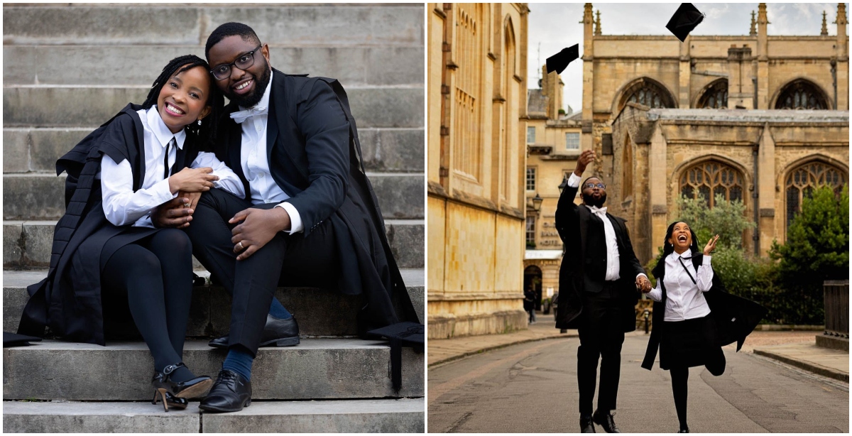 Couple who graduated with Distinction at Oxford University 2 Years After Getting Married