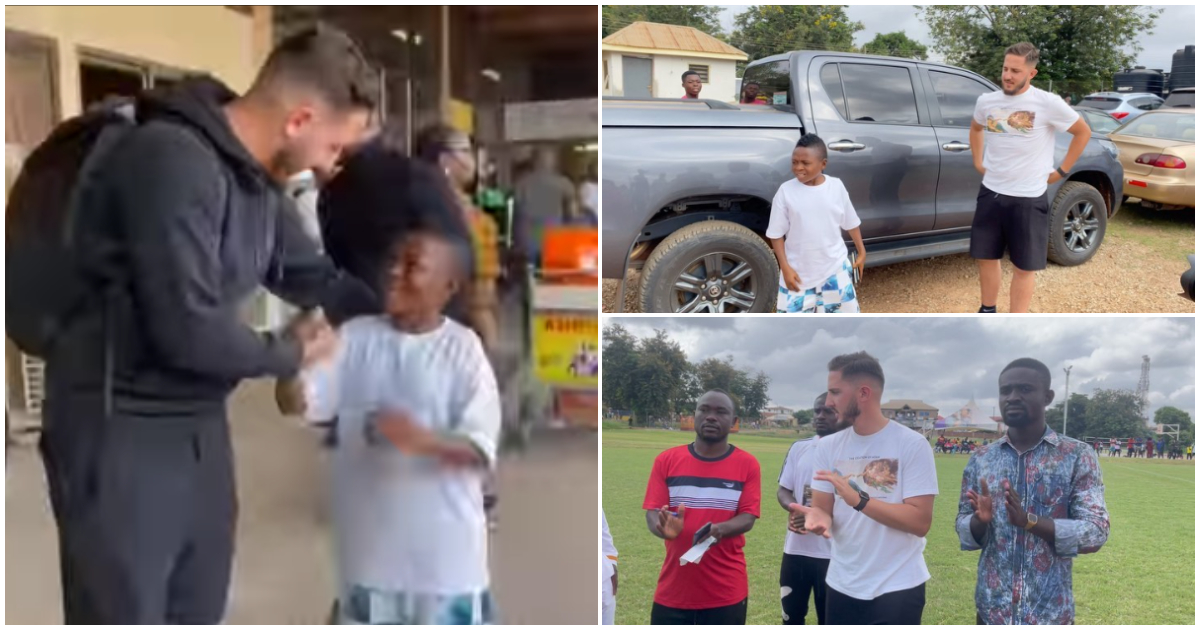 Lovely videos drop as Yaw Dabo welcomes Spanish scout Xavi Hildago to Kumasi for his tournament