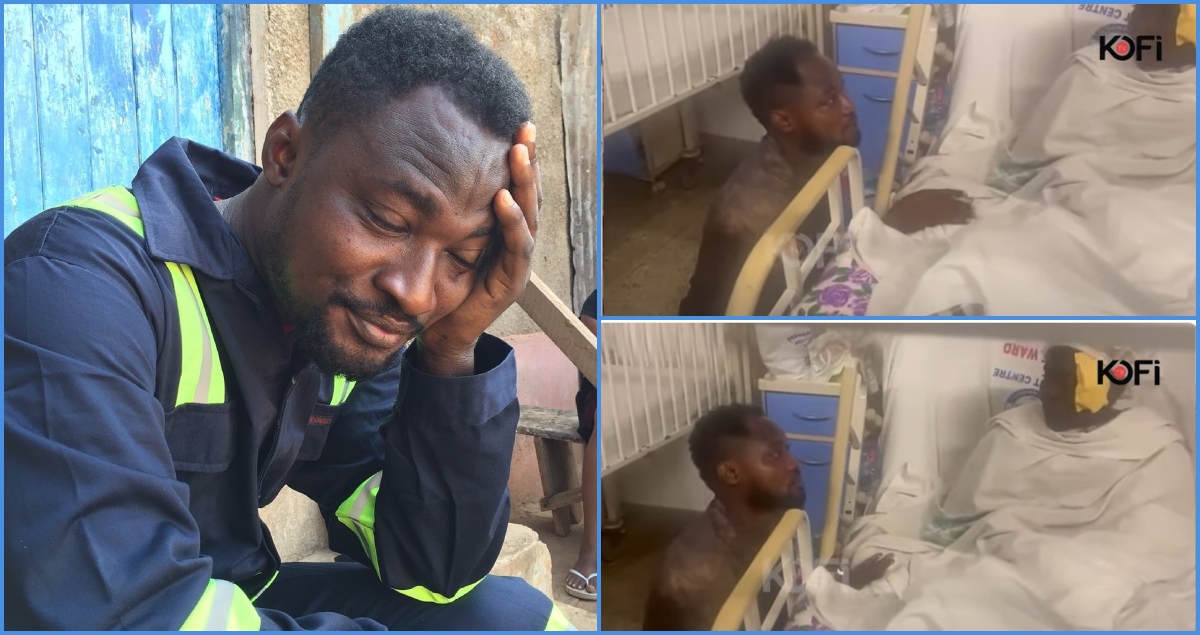 Funny Face visits accident victim, weeps like baby and begs her for forgiveness