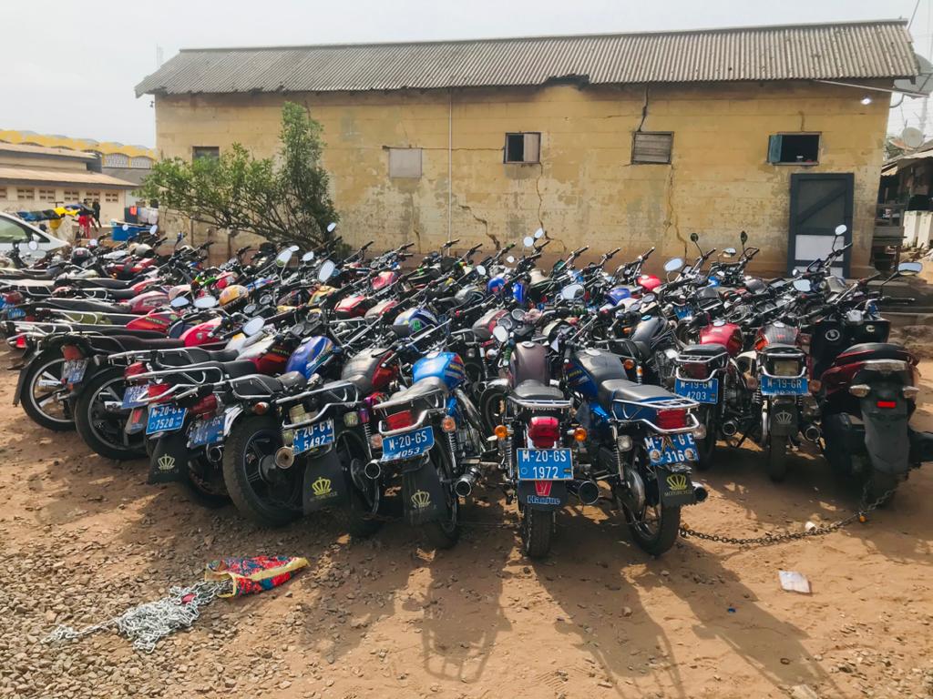 Kaneshie police on red alert against illegal Okada riders
