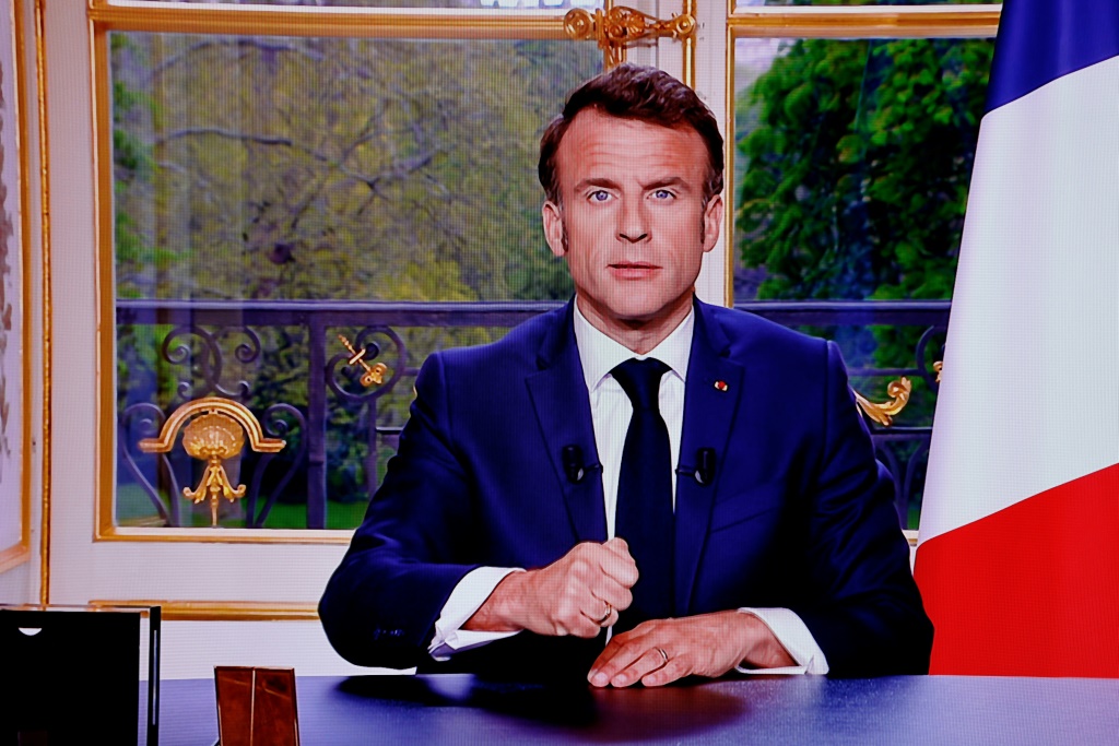 Macron addressed France for the first time since signing into law his controversial pension reform