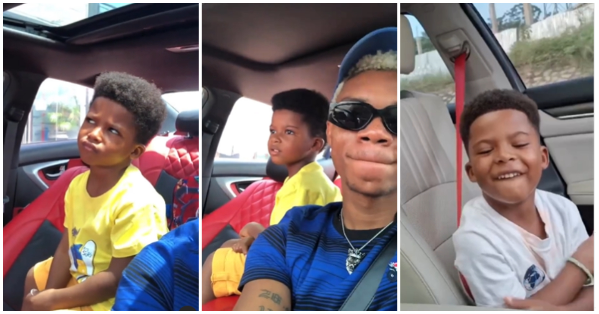 KiDi hangs out with his son Zane