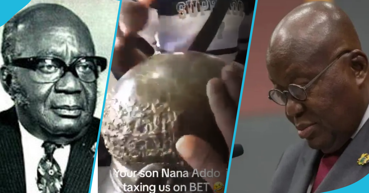 Students slap sculpture of Akufo-Addo's father in viral video
