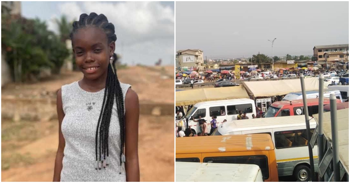 Photo of Princess Agbevadi and Lapaz where she went missing