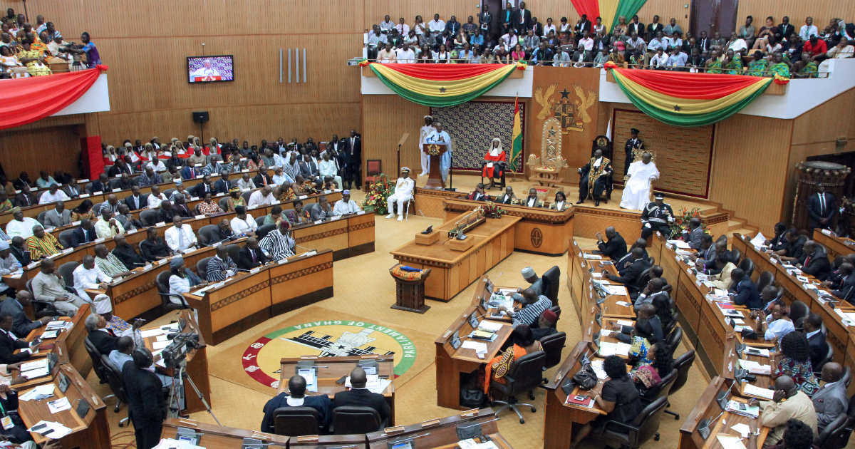 Ghana Parliament discuss ensuring students are not required to provide proof of English