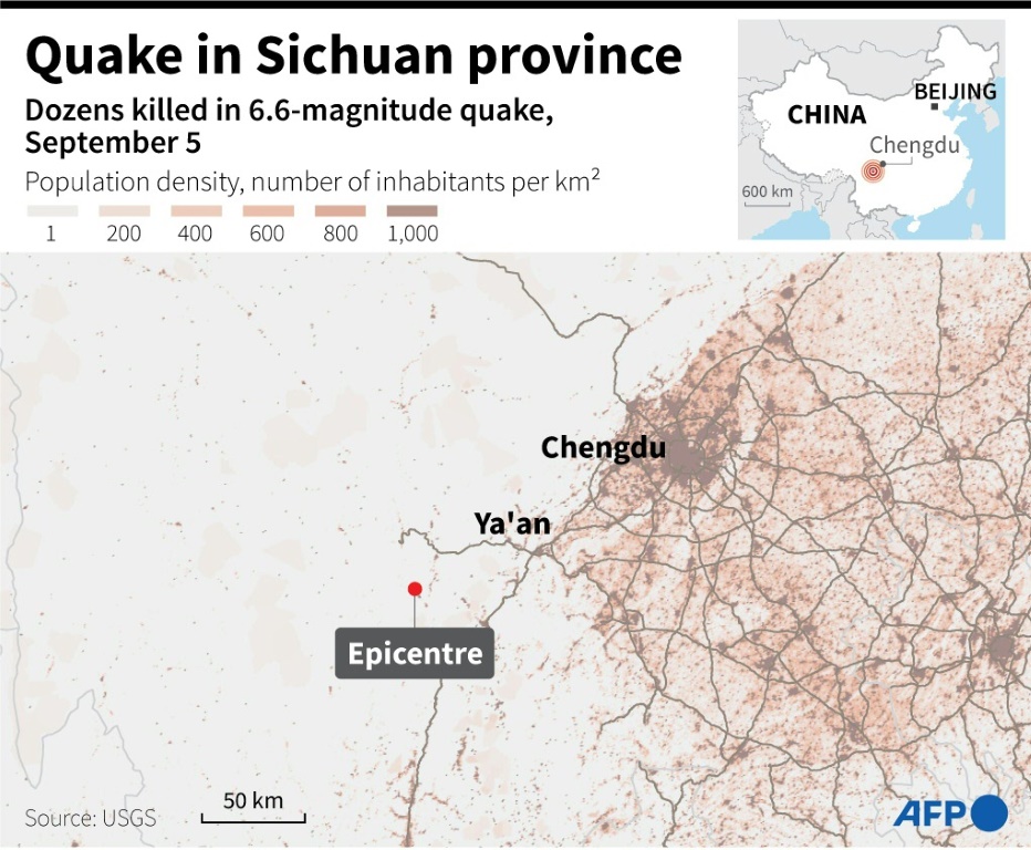 Quake in Sichuan province