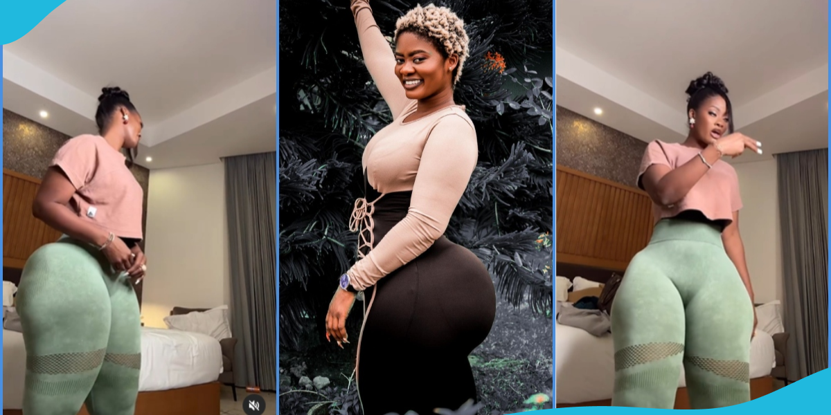 Sheena Gakpe gets many drooling as she flaunts heavy curves in tight dress