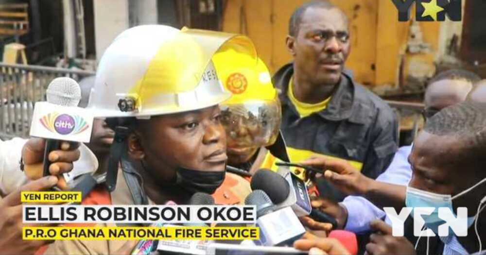 Public Relations Officer of the Ghana National Fire Service, Ellis Okoe Robinson