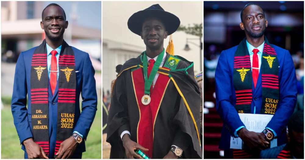 This Ghanaian man is overall best student of his 2022 medical graduating class at UHAS.