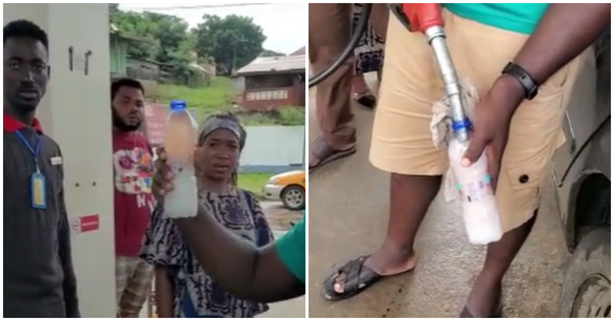 Petrol mixed with water being sold at fuel station