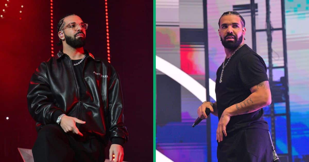 Drake flaunts collection of bras thrown on stage during his It's All a Blur  tour