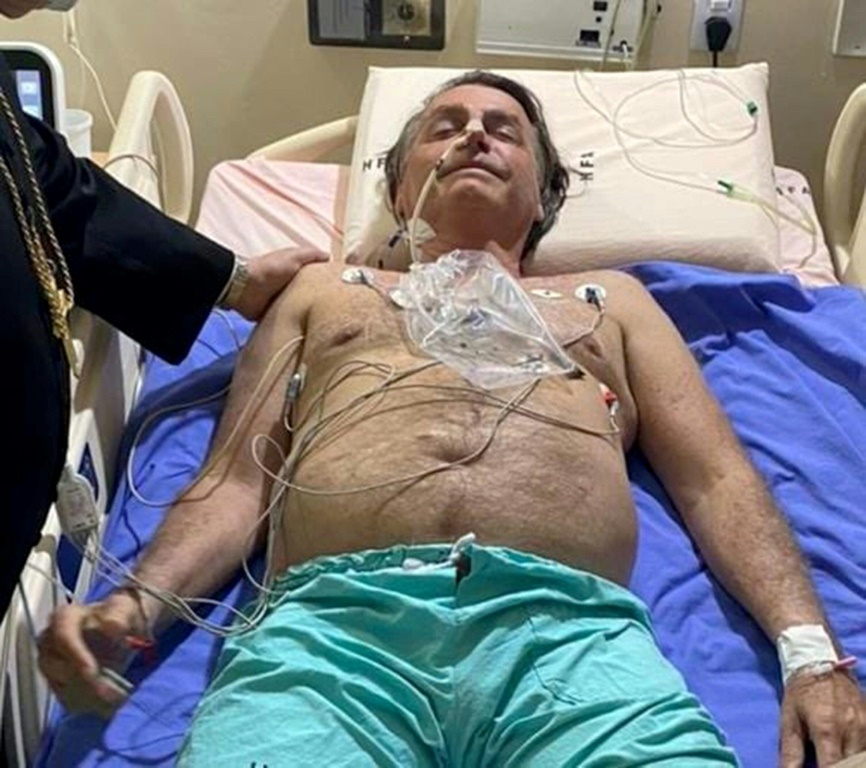 Bolsonaro has been rushed to the hospital multiple times over the after-effects of his 2018 stabbing