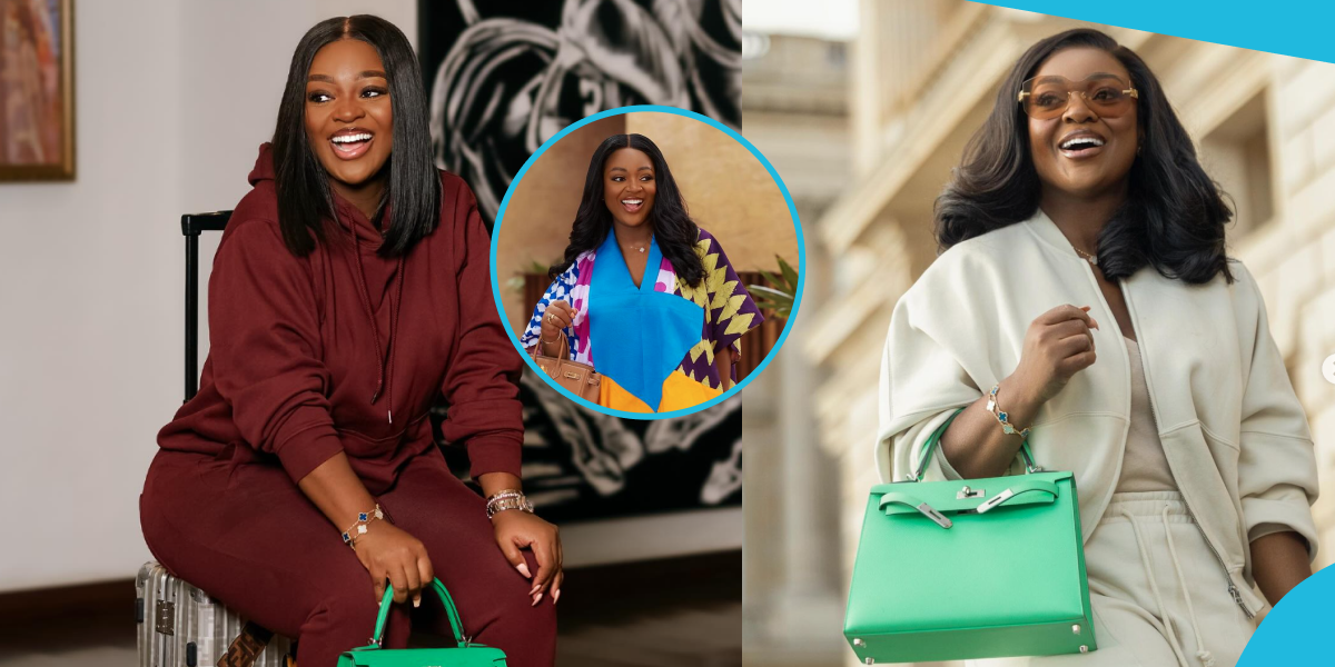 Jackie Appiah trends on Instagram with her colourful maxi dress and GH¢40,000 Chypre sandals