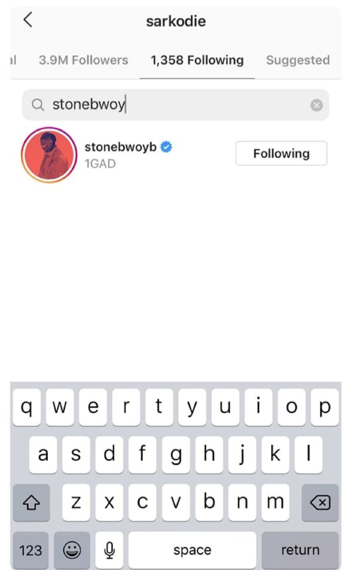 Stonebwoy blocks Sarkodie on Instagram; gives reasons for his action