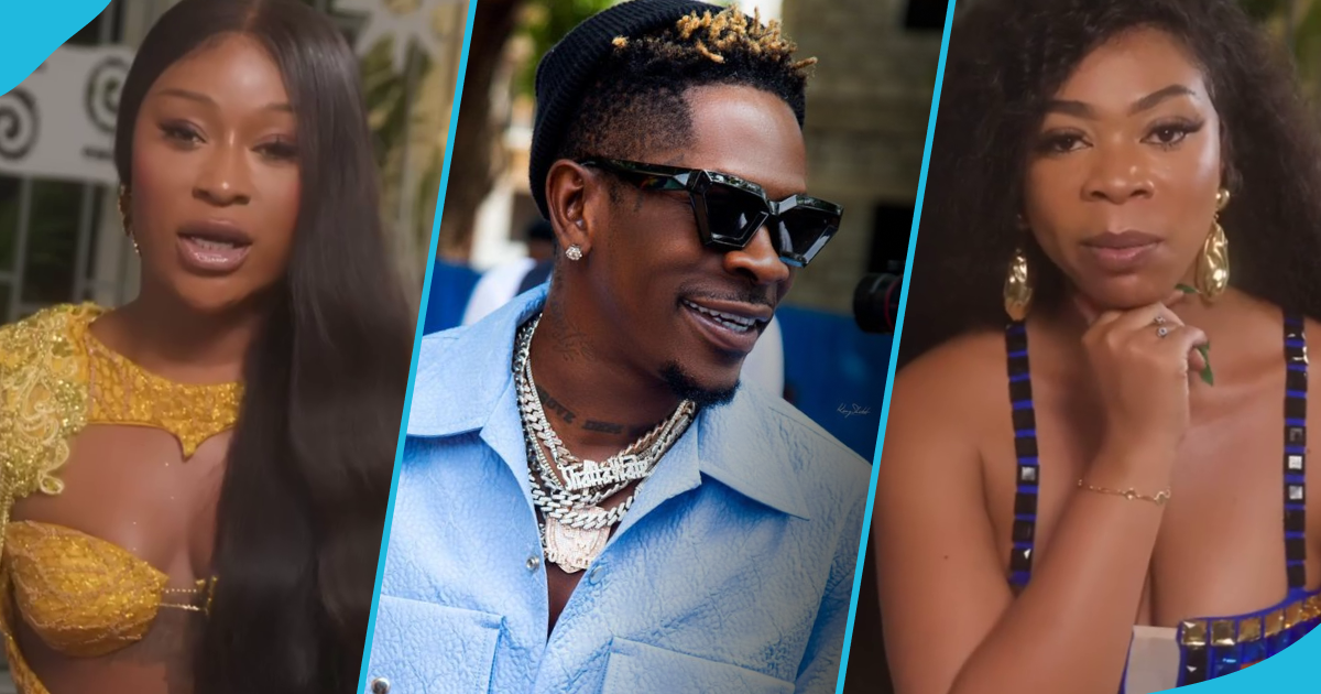 Michy and Efia Odo fight over Shatta Wale in season 2 of GH Queens, video goes viral: "Leftover vs side chick"
