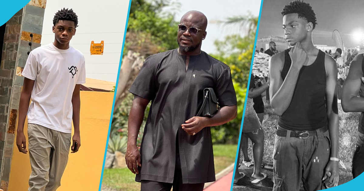 Stephen Appiah Appiah's Son Looks Tall And Grown Up With Well-Built Muscles In Birthday Photos