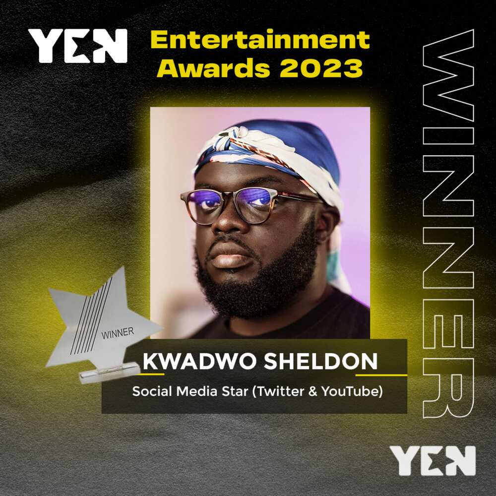 Kwadwo Sheldon wins at YEN Awards