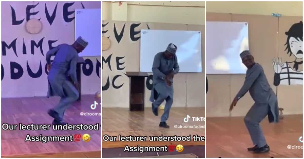 Nasarawa state University lecturer dances, lecturer dances, Kizz Daniel's song Odoyewu