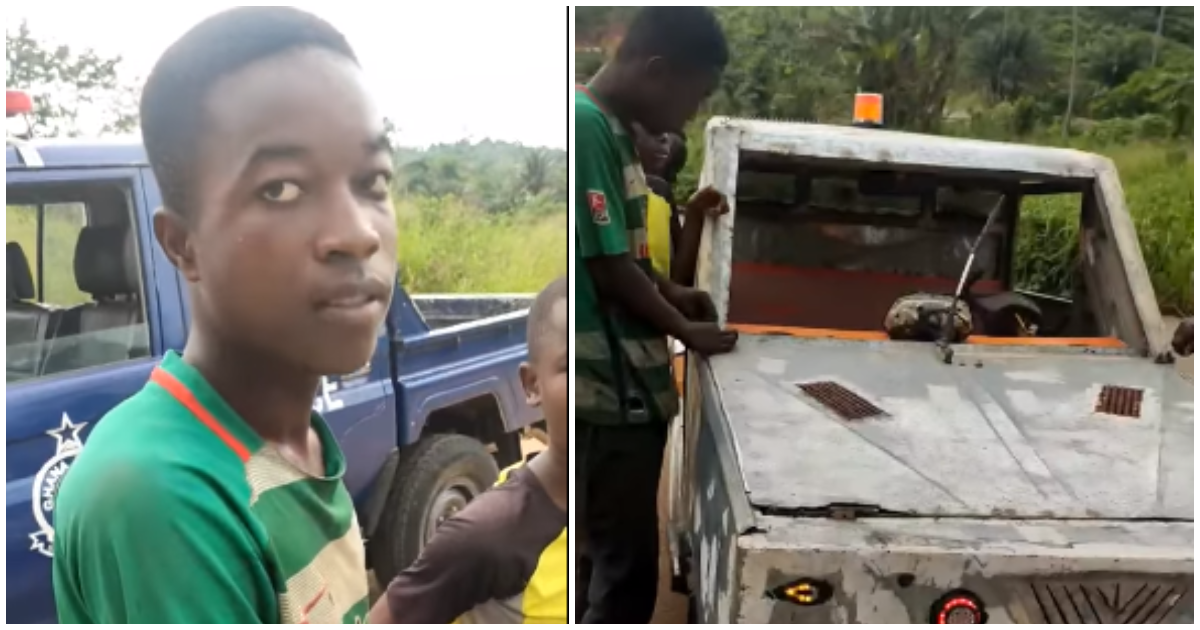 Secondary school student builds car from scratch