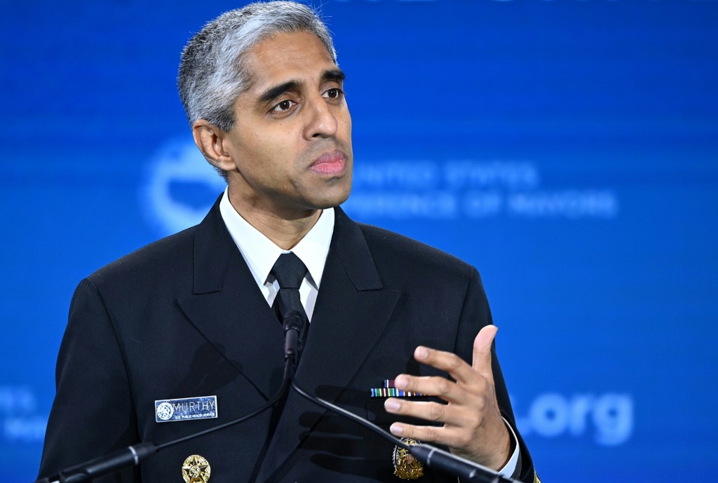 US Surgeon General Vivek Murthy called for Congress to pass mandates on social media to protect young Americans' mental health