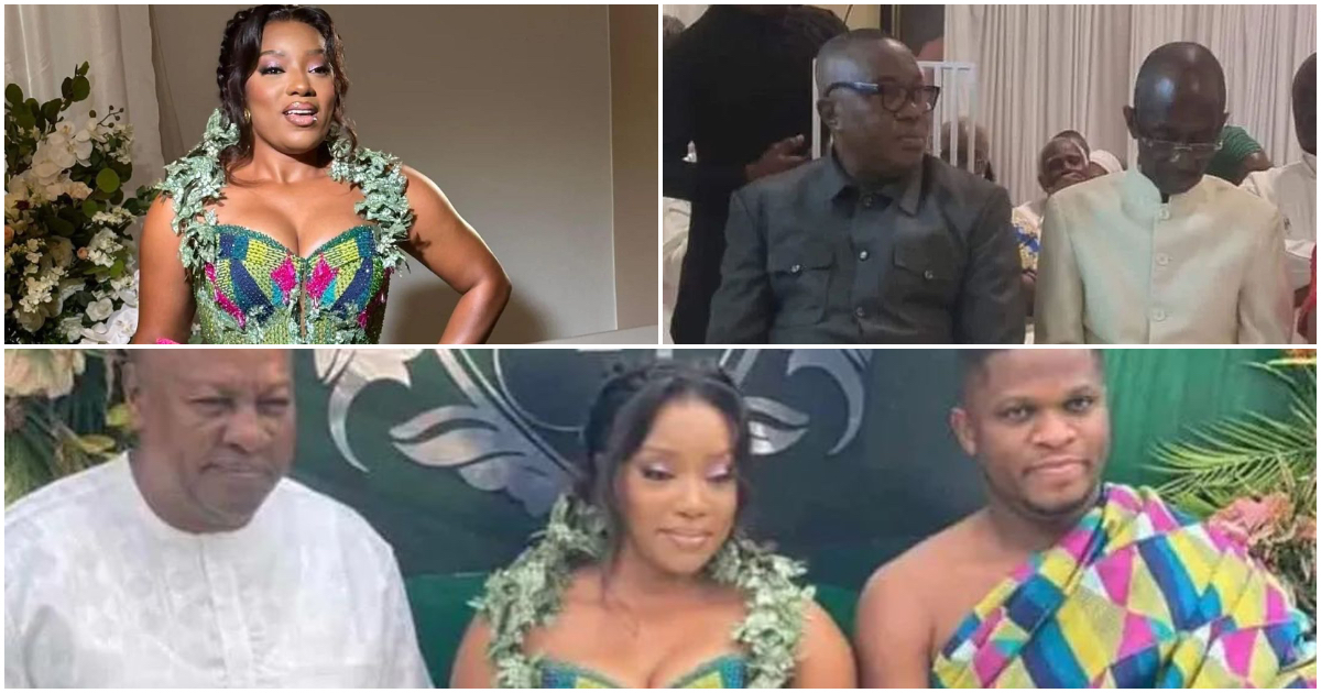 NDC's Sammy Gyamfi Marries A Gorgeous Bride Looking Stunning In Corseted Kente Design That Is Trending Online