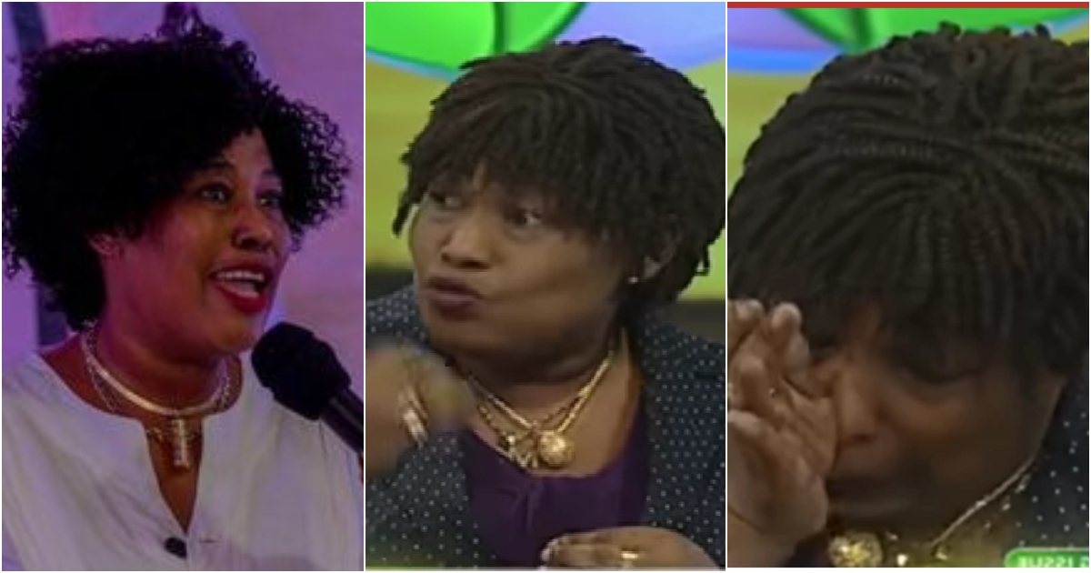 Nana Yaa Jantuah wept during a live TV programme.
