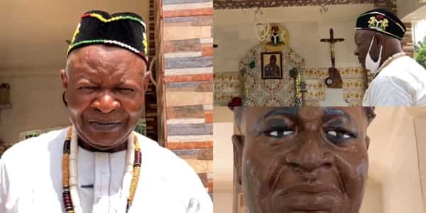 It's 9 by 9 feet: Nigerian man builds his grave and monument, celebrates his burial before his death
