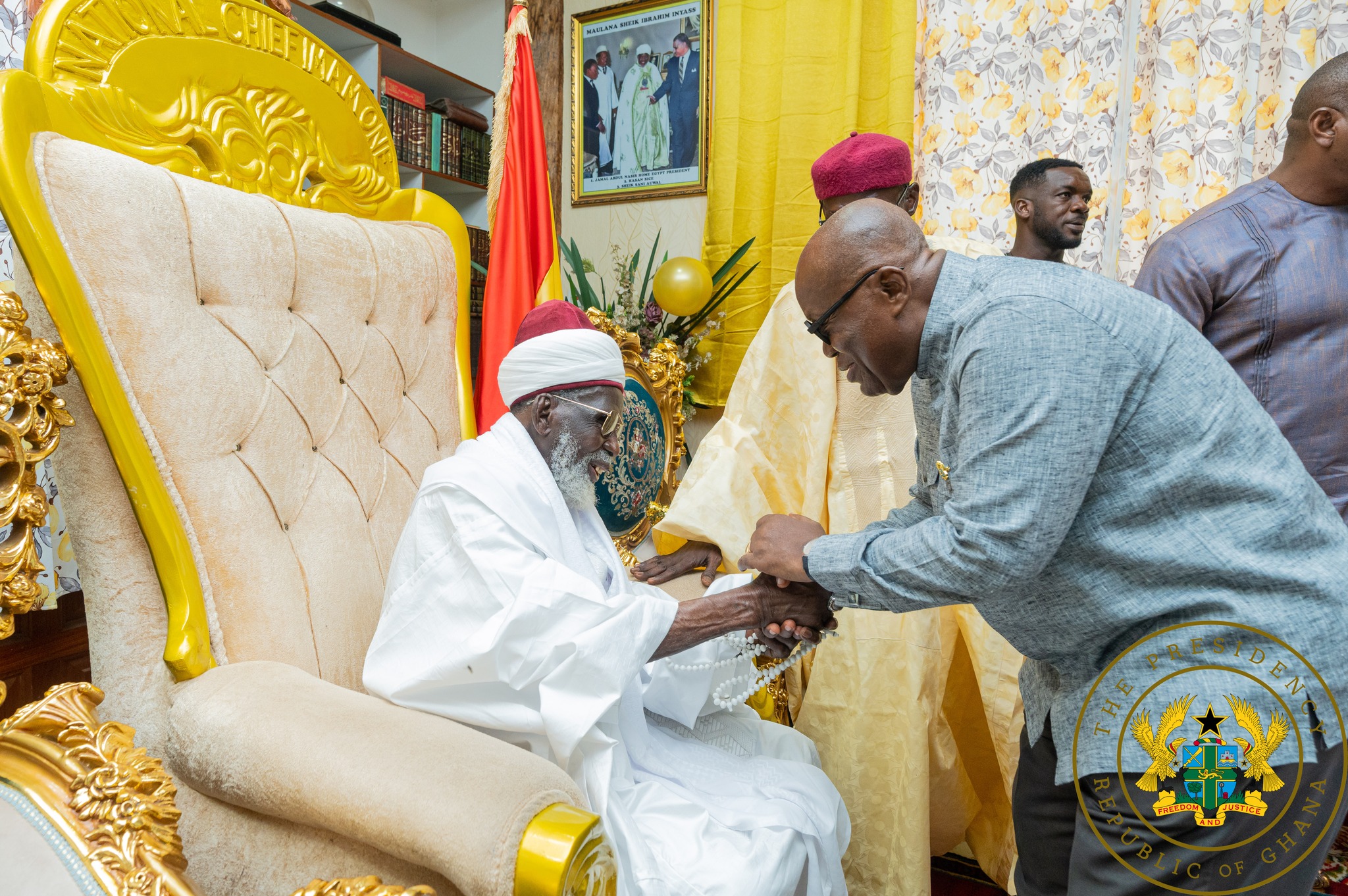 Akufo-Addo joins Chief Imam to mark 104 years.