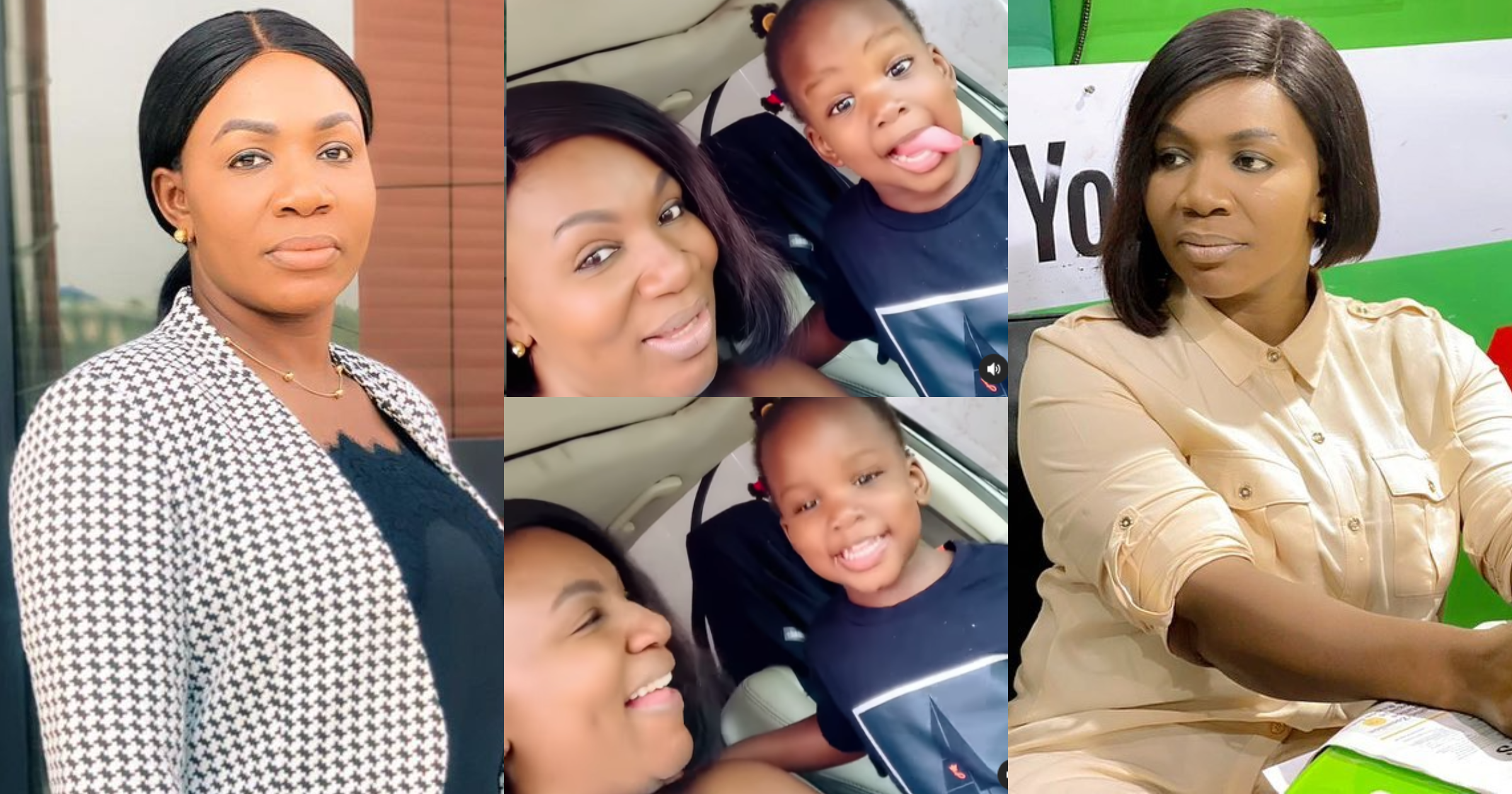 Akosua Ago Aboagye: Peace FM Presenter Warms Hearts With Video Of Her Cute Lookalike Daughter