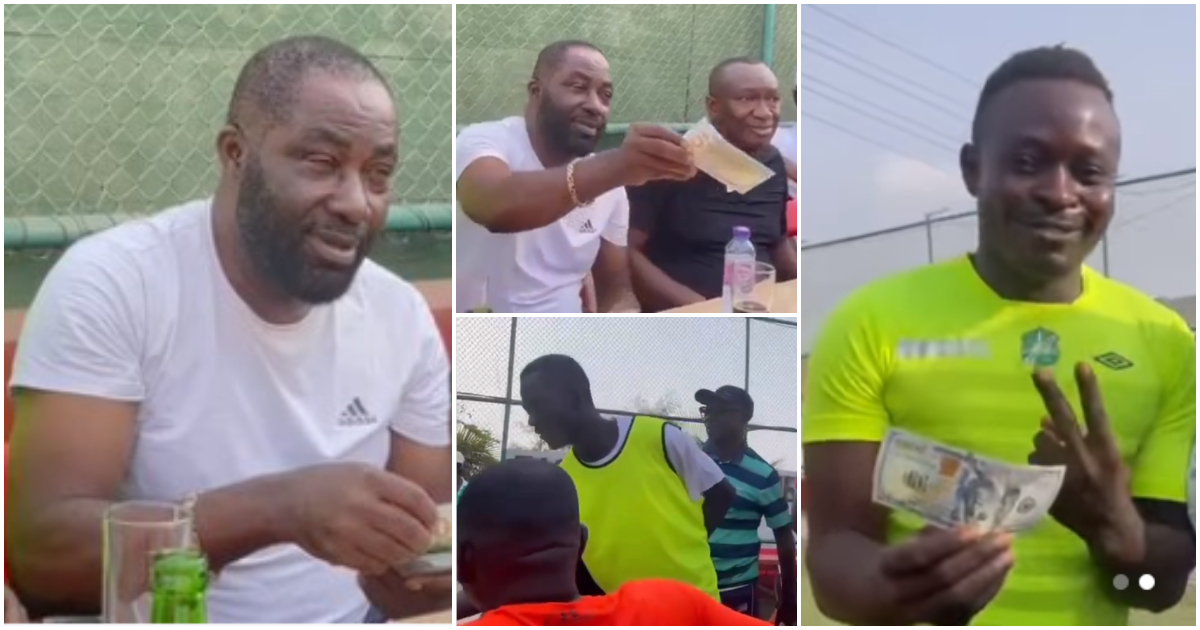 Despite: GH millionaire gifts players, other team members of Dabo Soccer Academy $100 each; fans awed