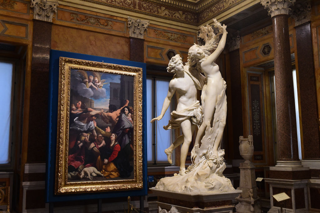 The Apollo and Daphne masterpiece on preview at Galleria Borghese Museum.