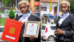 Smart Ghanaian girl who finished law at UG aged 20 gets called to the bar at 22