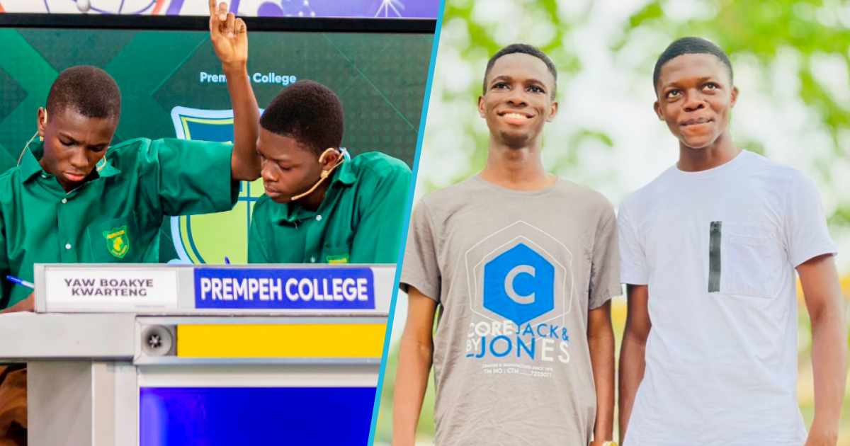 NSMQ 2023 stars for Prempeh College glow with smiles in new photos, netizens gush