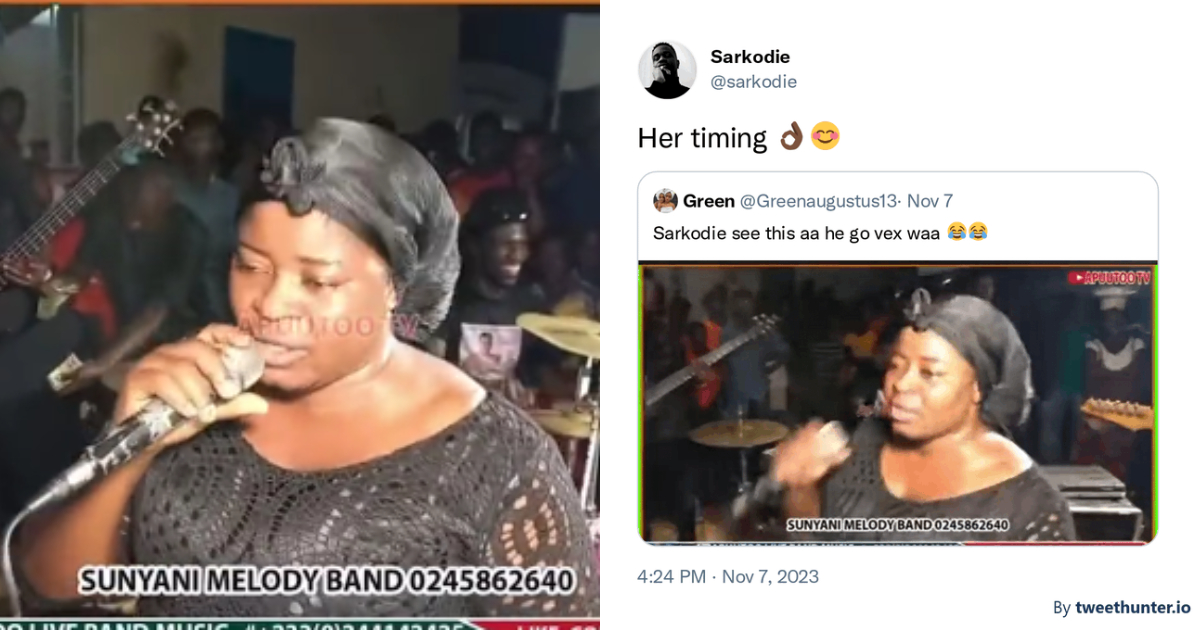 Sunyani Melody Band singer goes viral, her videos attract Sarkodie, Black Sherif, Camidoh and more