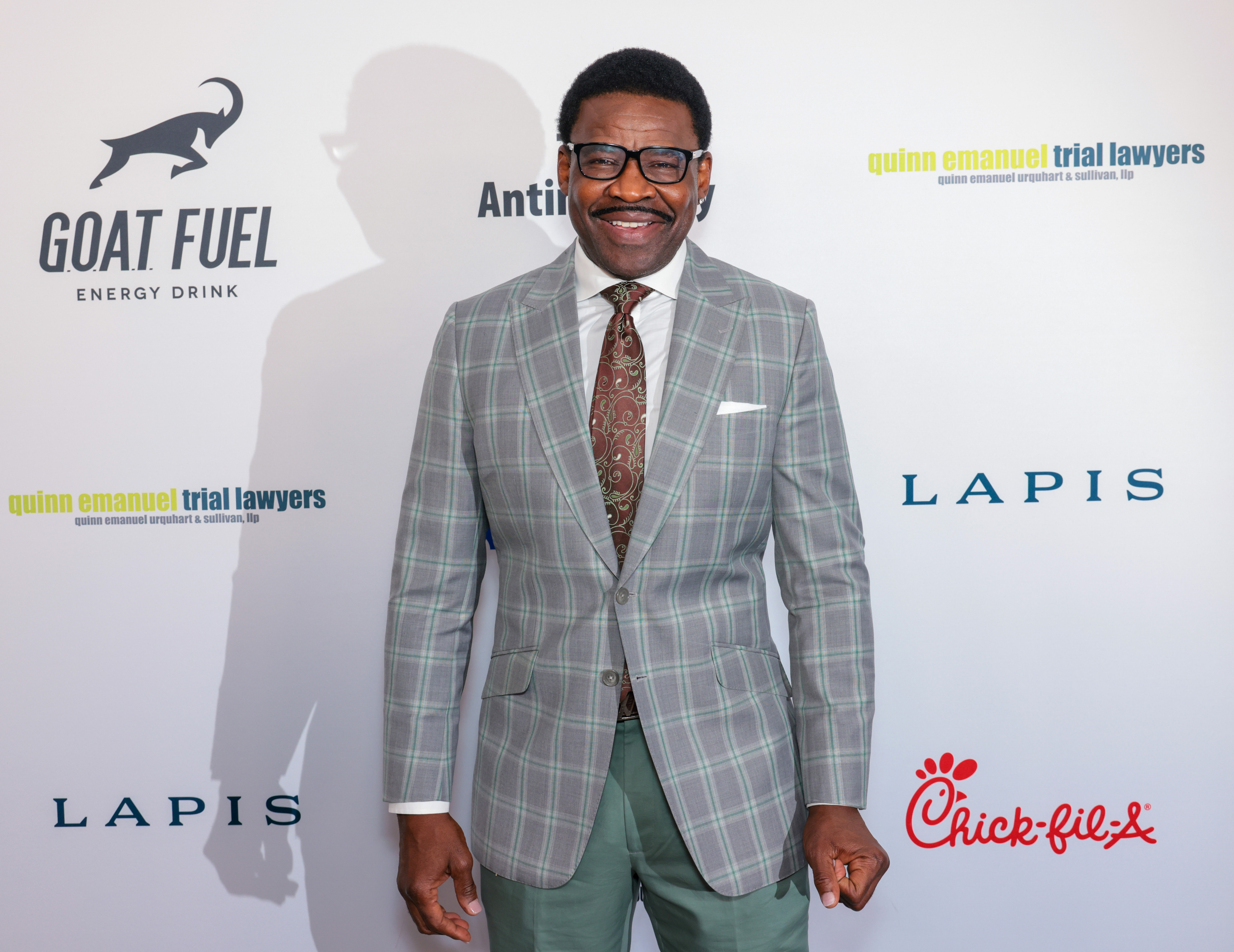 Michael Irvin arrives at the 22nd Annual Harold and Carole Pump Foundation Gala at The Beverly Hilton