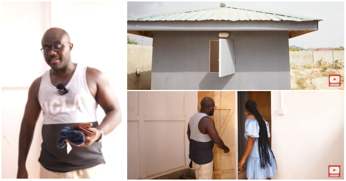 Man builds wooden house for GH₵5,000