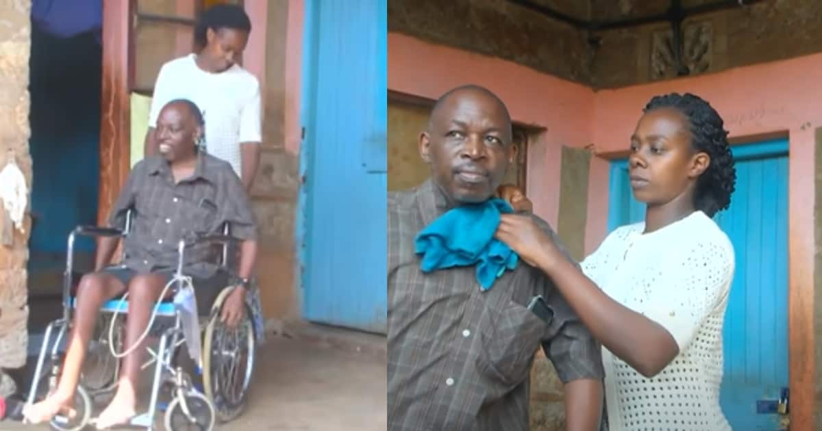 The man has been on a wheel chair for 11 years.