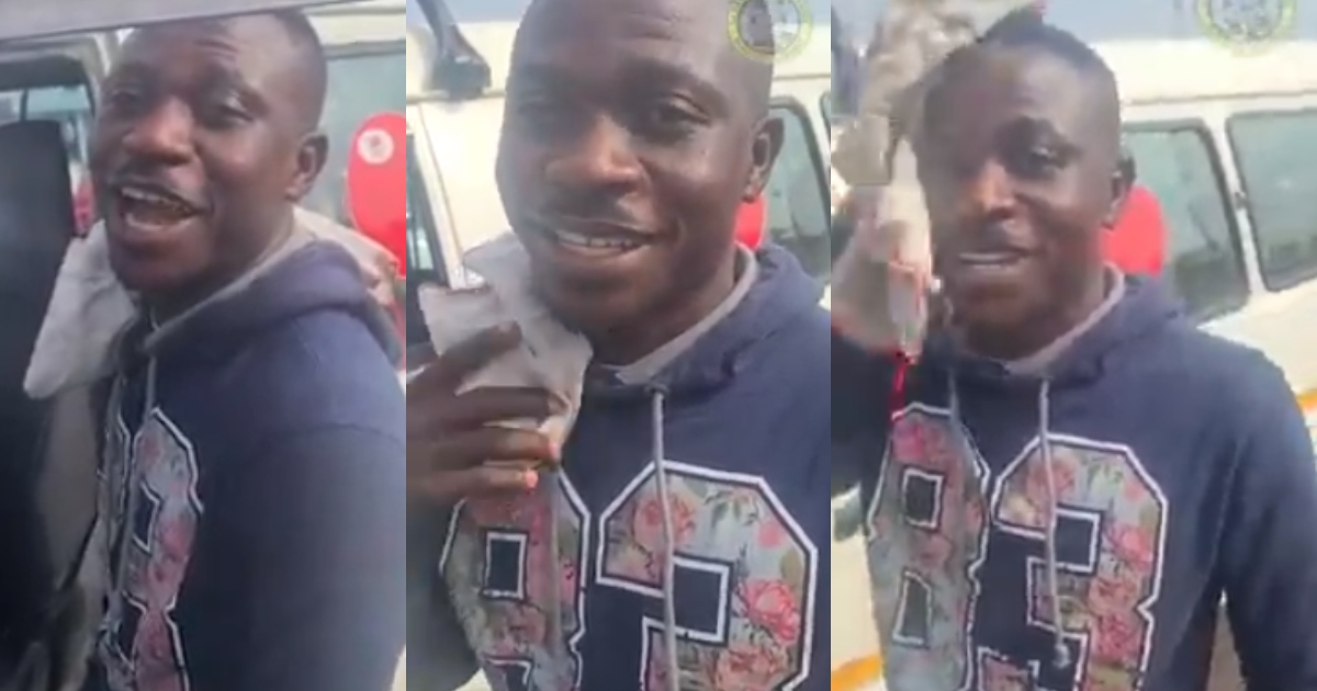 A male Ghanaian Driver Meets his Meter as he is Called out for Urinating in the Middle of the Highway