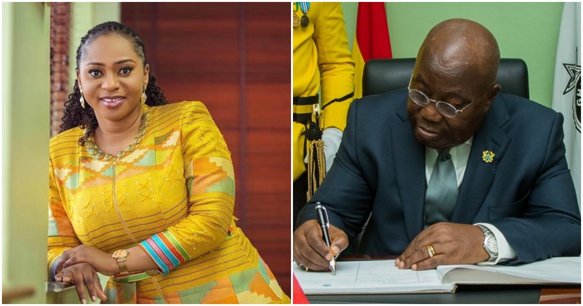 Adwoa Safo replies Akufo-Addo's sack letter weeks after she was removed as minister