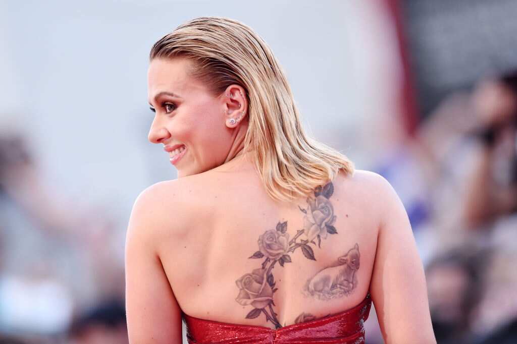 9 Beautiful Scarlett Johansson Tattoos With Meaning 2023 Cute Designs  with Pictures  TattoosBoyGirl