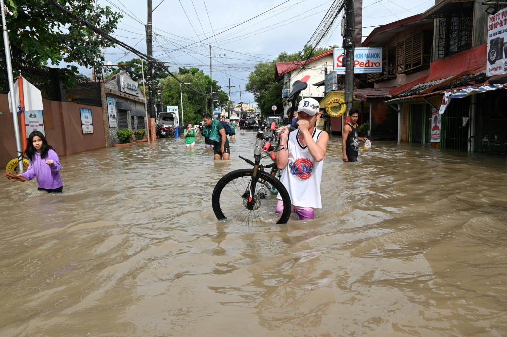 Kawit and other neighbourhoods in towns and cities just outside Manila remained under water