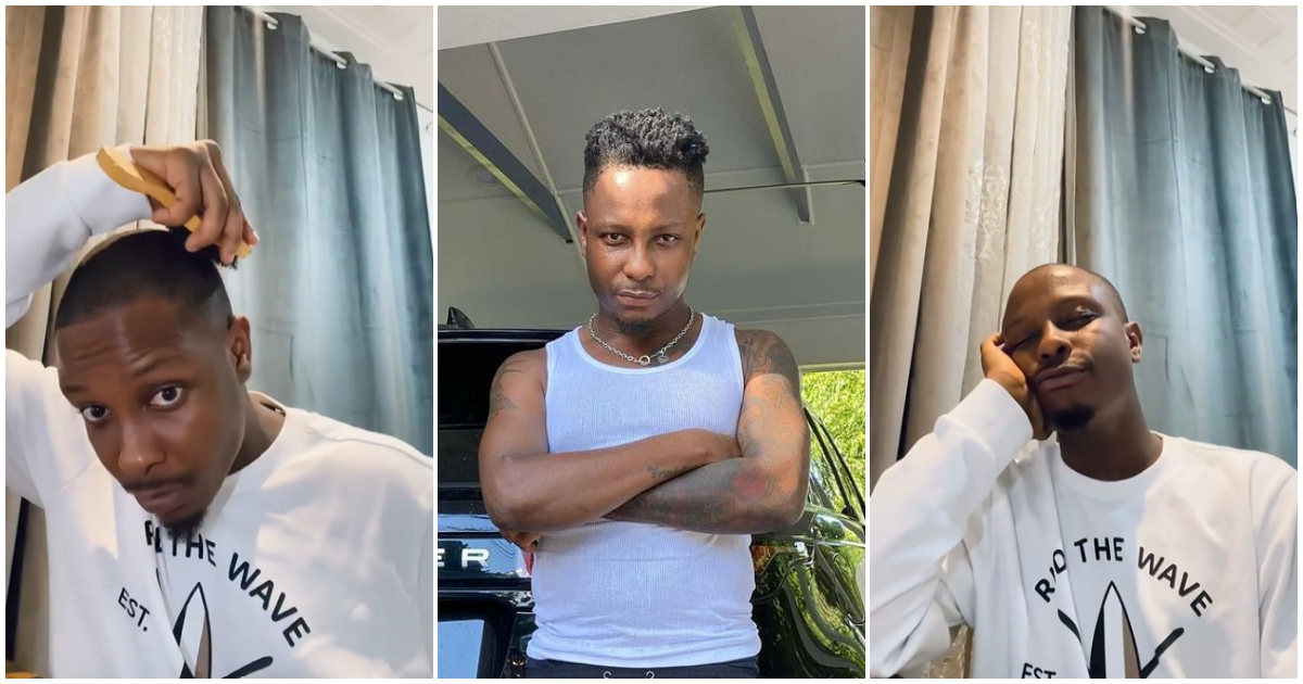 Kelvyn Boy goes down flat with new hairstyle, video stirs massive reactions on social media