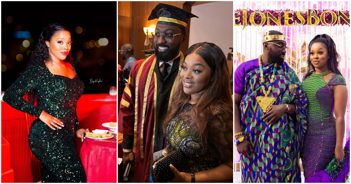 Kojo Jones: The Wife Of Young Ghanaian Millionaire Steals Show With Gorgeous Dress At Husband's Graduation