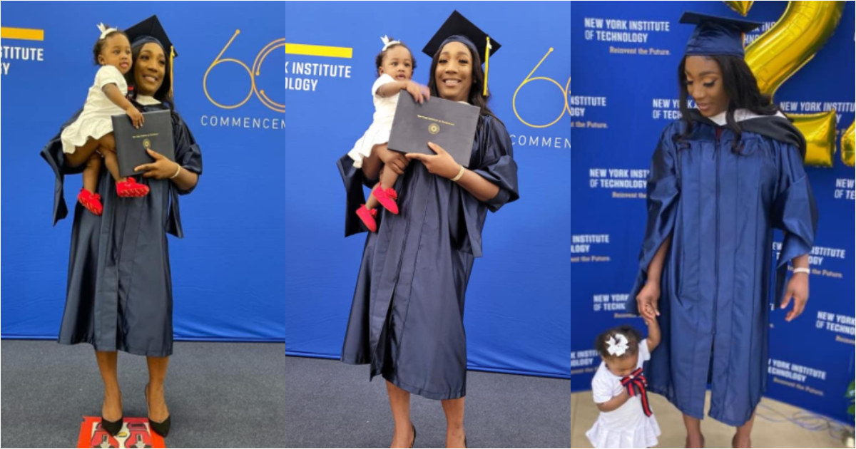 First-trimester sickness made me pause for a bit - Mom inspires as she bags master's degree