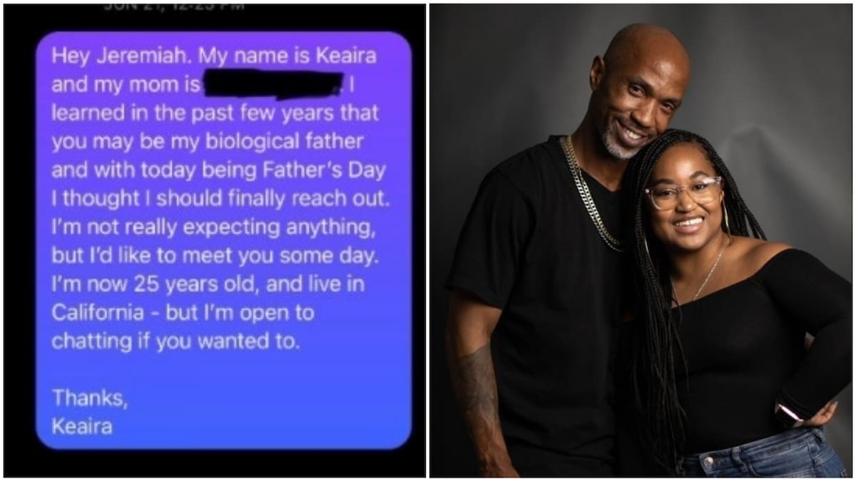 After 25 years, lady finally found her father on Twitter who separated from mum