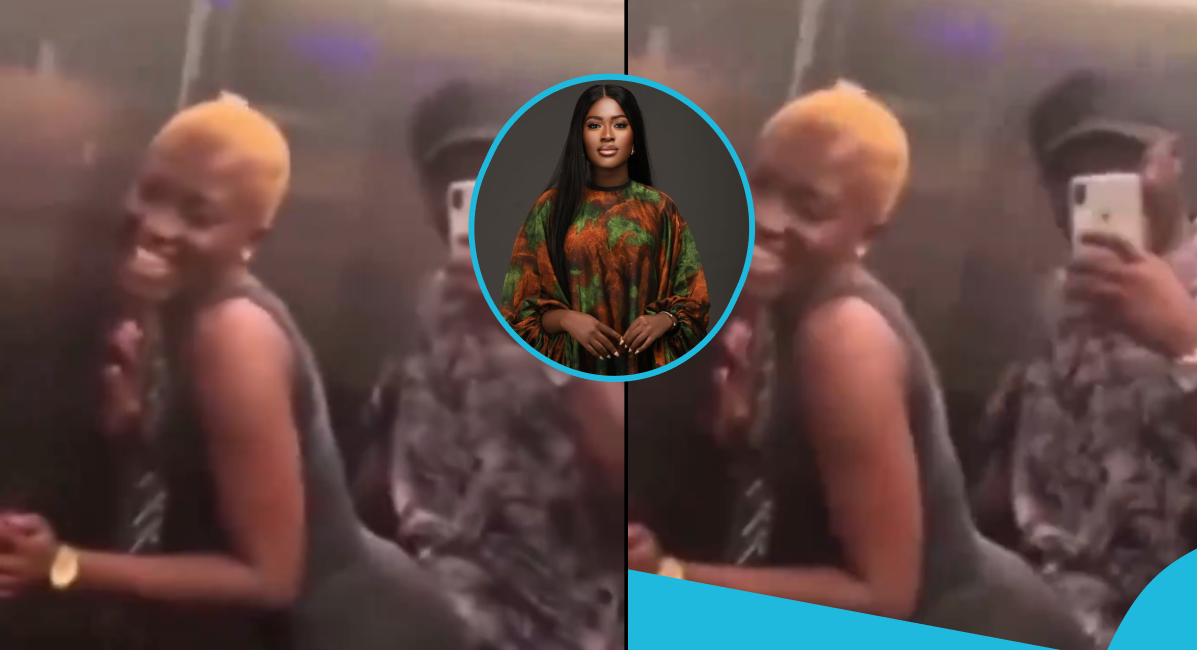 Fella Makafui goes viral as she twerks for a handsome young man in an elevator
