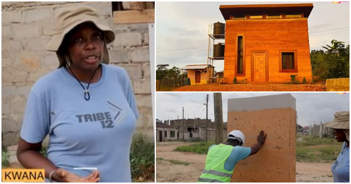 Miss Kwana is building affordable modern mud houses in Ghana