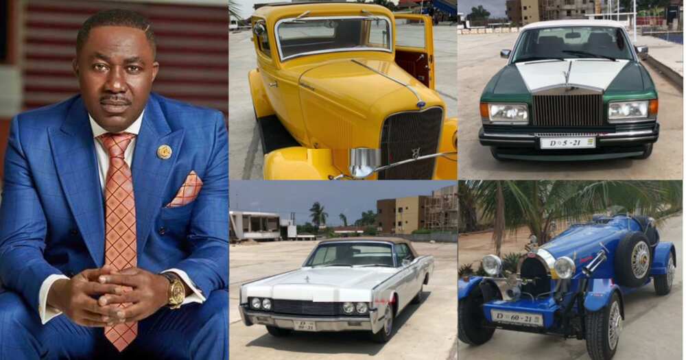 Osei Kwame Despite: Businessman Shows Off His 2021 Vintage Car Collection In New Video