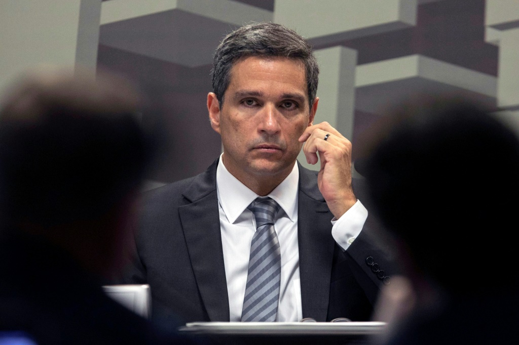 Brazil's central brank -- headed by Roberto Campos Neto, seen here in February 2019 -- has been aggressively raising its benchmark interest rate since March 2021